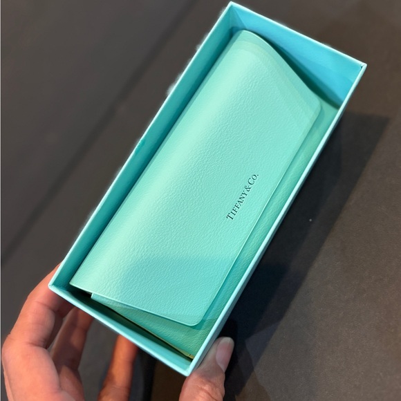 Tiffany & Co Eyeglass Case Set Blue Box Empty Authentic - Picture 2 of 6